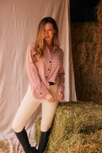 Kaley | Seersucker Gingham Button Down | Cherry Pie