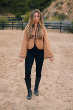 Parker | Cropped Equestrian Sweater | Wild Horses
