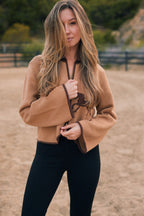 Parker | Cropped Equestrian Sweater | Wild Horses