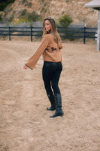 Parker | Cropped Equestrian Sweater | Wild Horses