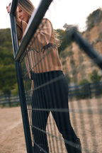 Parker | Cropped Equestrian Sweater | Wild Horses