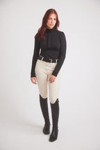 Haley | UV Riding Base-layer  | Turtleneck Sun-shirt | Black