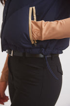 Mia | Water-Resistant Down Riding Vest | Navy