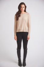 Theo | Lightweight Warm-Up Riding Sweater | Oat