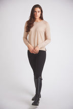 Theo | Lightweight Warm-Up Riding Sweater | Oat