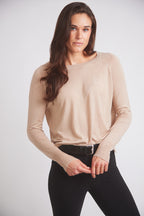 Theo | Lightweight Warm-Up Riding Sweater | Oat