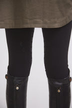 James | Oversized Cavalry Jacket | Army Green Twill