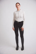 Haley | UV Riding Base-layer | Turtleneck Sun-shirt | Stone