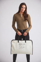 Carol | Performance Crewneck Riding Top | Force Rib