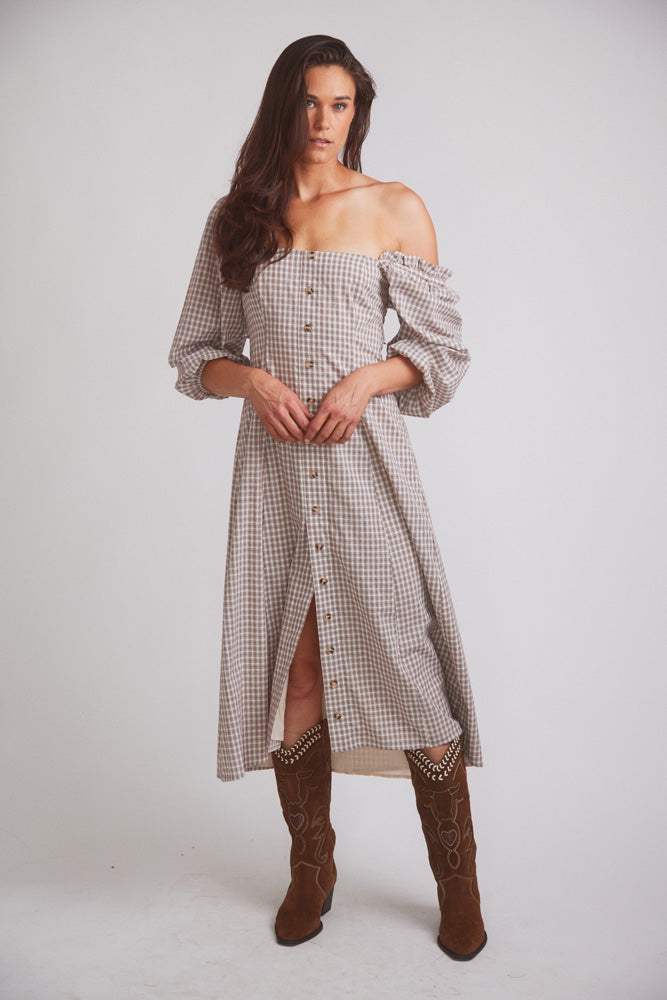 Rocky Mae | Equestrian Inspired Dress | Coco Plaid – Solid Citizen