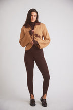 Parker | Cropped Equestrian Sweater | Wild Horses