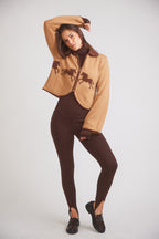Parker | Cropped Equestrian Sweater | Wild Horses