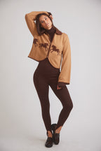 Parker | Cropped Equestrian Sweater | Wild Horses
