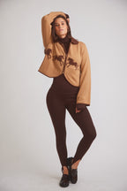 Parker | Cropped Equestrian Sweater | Wild Horses