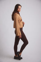 Parker | Cropped Equestrian Sweater | Wild Horses