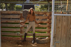 Mel Mock Neck | Feather Air | Long Sleeve Schooling Top | Mocha