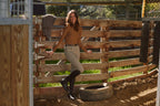 Mel Mock Neck | Feather Air | Long Sleeve Schooling Top | Mocha