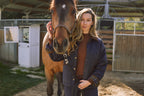 Bowie | Barn Jacket | Durable Satin Quilt | Navy Plaid
