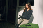 Kelly | Technical Sport Pique | Recycled Nylon | Long Sleeve Polo | Black