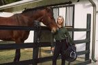 Kelly | Technical Sport Pique | Recycled Nylon | Long Sleeve Polo | Olive