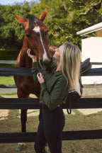 Kelly | Technical Sport Pique | Recycled Nylon | Long Sleeve Polo | Olive