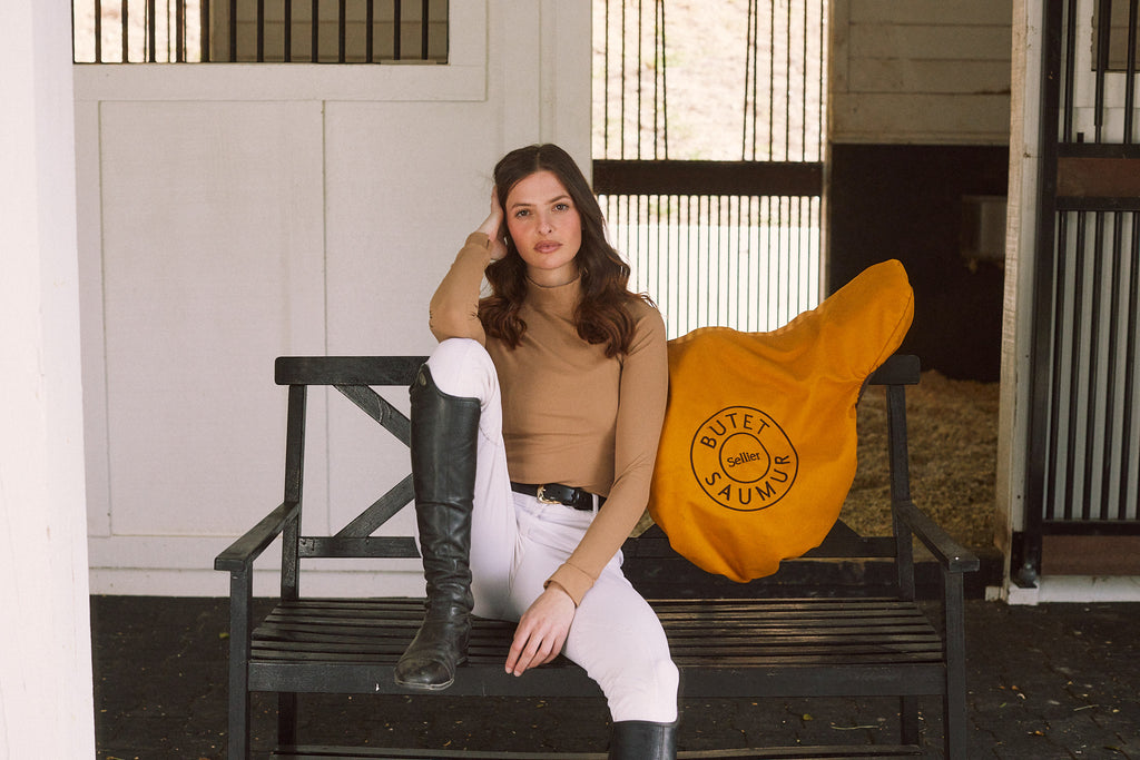 Mel Mock Neck | Italian Rib | Long Sleeve Schooling Top | Leather