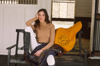 Mel Mock Neck | Italian Rib | Long Sleeve Schooling Top | Leather