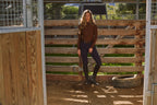 Mel Mock Neck | Feather Air | Long Sleeve Schooling Top | Chocolate