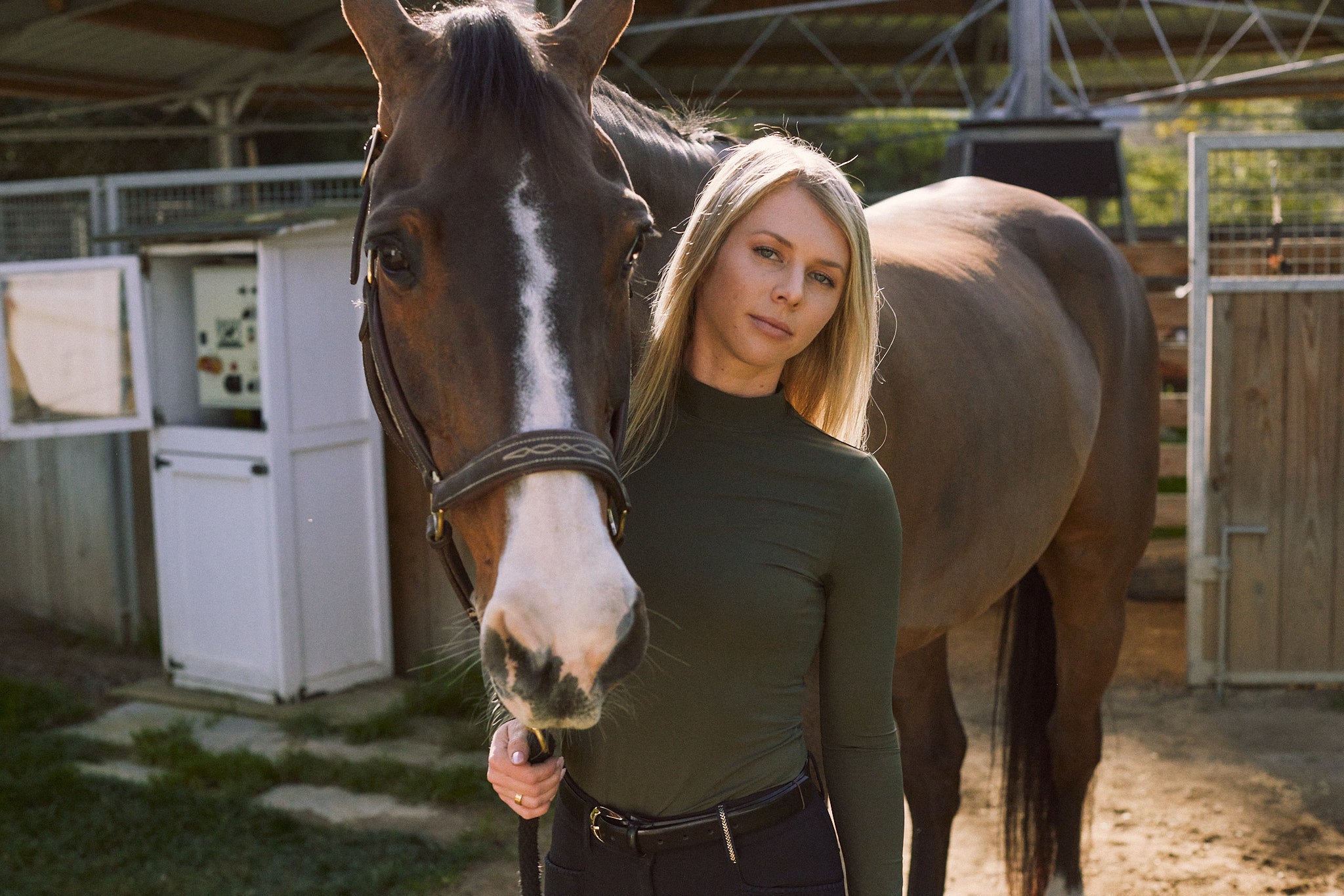 Mel Mock Neck | Feather Air | Long Sleeve Schooling Top | Olive