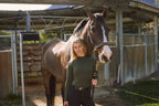 Mel Mock Neck | Feather Air | Long Sleeve Schooling Top | Olive