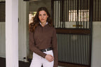 Stella | High Performance Honeycomb Mesh | Long Sleeve Show-shirt | Cocoa