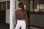 Stella | High Performance Honeycomb Mesh | Long Sleeve Show-shirt | Cocoa