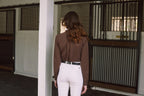 Stella | High Performance Honeycomb Mesh | Long Sleeve Show-shirt | Cocoa