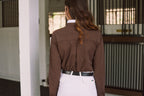 Stella | High Performance Honeycomb Mesh | Long Sleeve Show-shirt | Cocoa