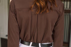 Stella | High Performance Honeycomb Mesh | Long Sleeve Show-shirt | Cocoa