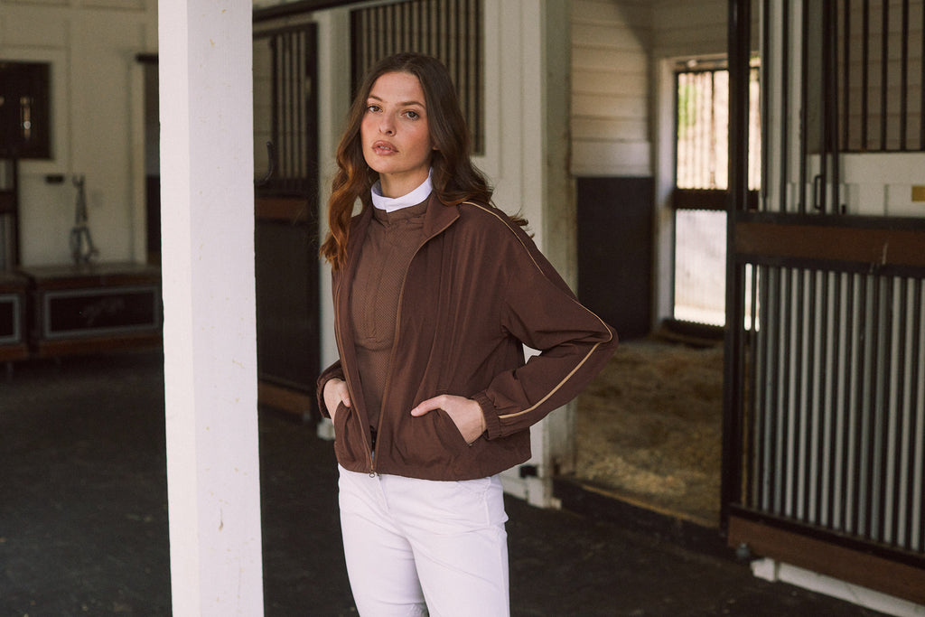 Winnie | High Performance | Windbreaker | Cocoa