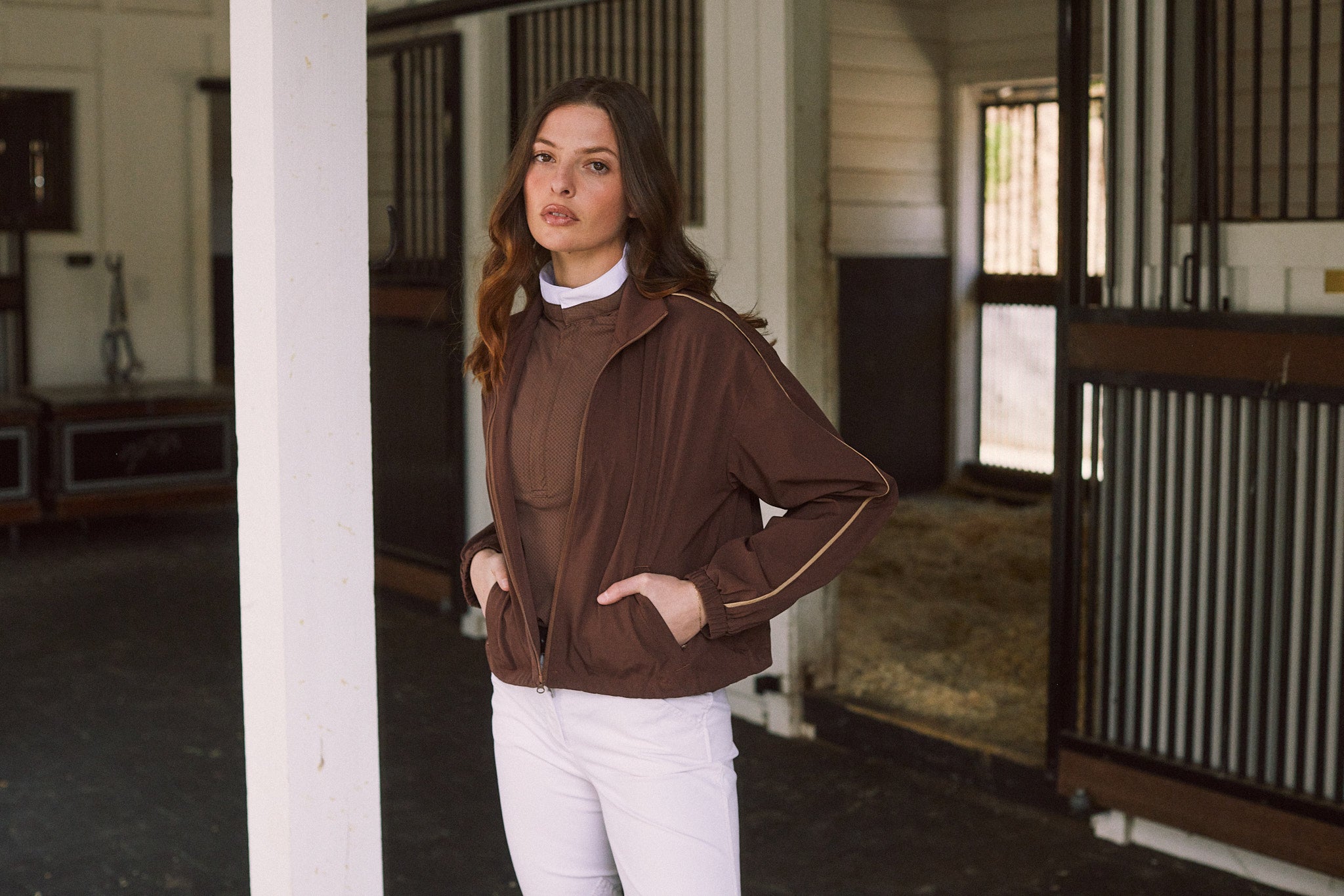 Winnie | High Performance | Windbreaker | Cocoa