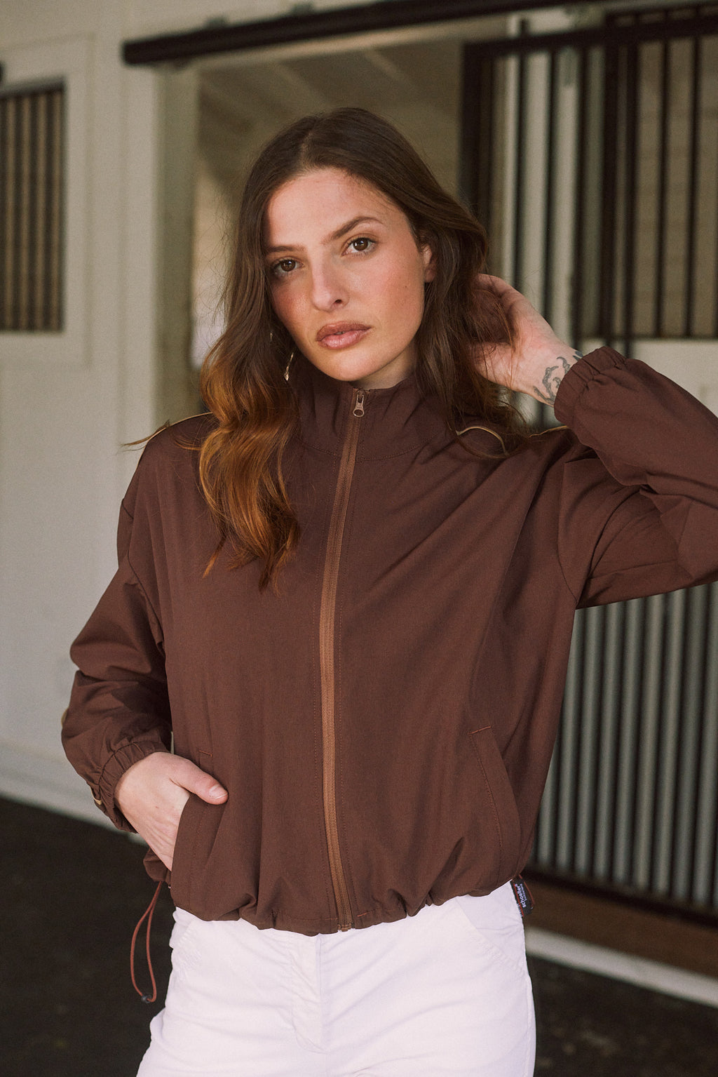 Winnie | High Performance | Windbreaker | Cocoa