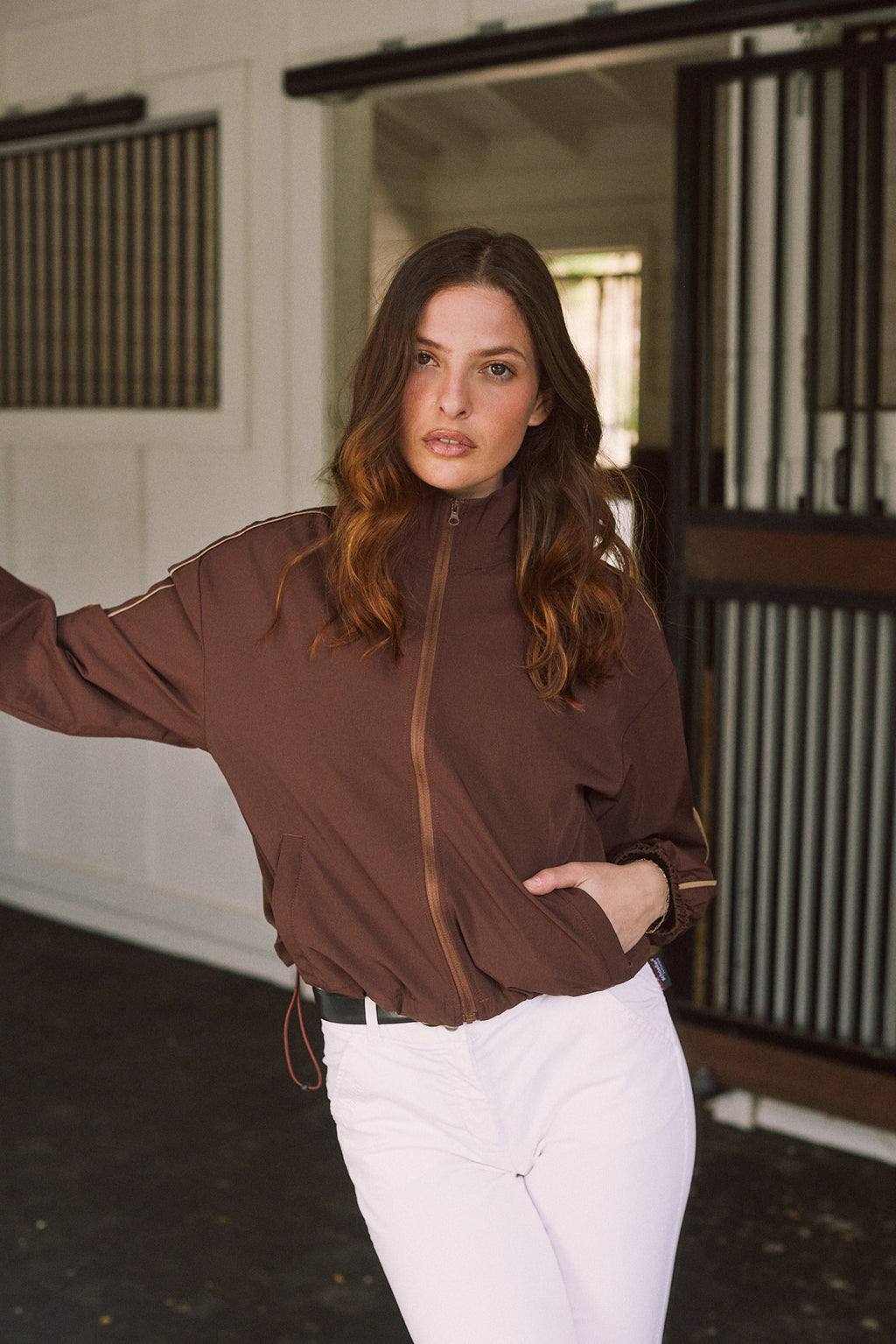 Winnie | High Performance | Windbreaker | Cocoa
