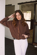 Winnie | High Performance | Windbreaker | Cocoa