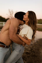 Hey Good Lookin | Equestrian Vintage Tee | Natural Cotton