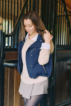 Theo | Lightweight Warm-Up Riding Sweater | Oat