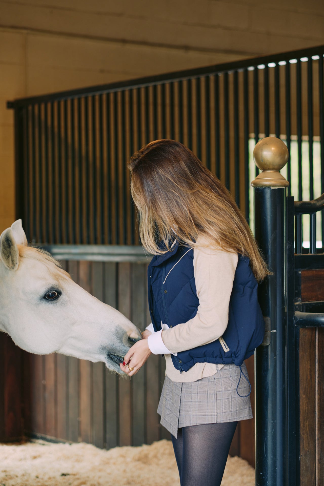 Theo | Lightweight Warm-Up Riding Sweater | Oat